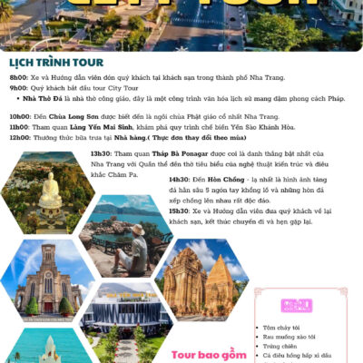 CITY TOUR LAND TOUR 6 ĐIỂM