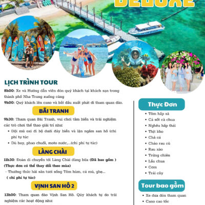 Tour 3 đảo Deluxe