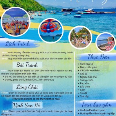 Tour 3 đảo Deluxe